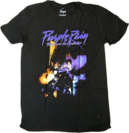 Amazon.com: Purple Rain T Shirt 100% Official Full Colour Album Cover : Clothing, Shoes & Jewelry