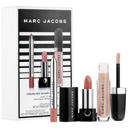Cream and Sugar Nude Lip Trio Set - Marc Jacobs Beauty | Sephora