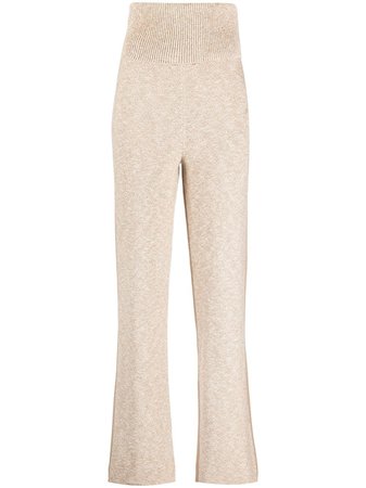 Off-White Diag-stripe Knit Trousers - Farfetch
