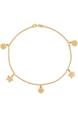 Meadowlark | Maiden gold-plated anklet | NET-A-PORTER.COM