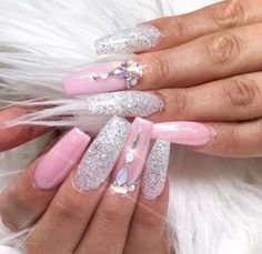Pinterest - The Most Ignored Fact About Acrylic Nails with Rhinestones Coffin Pink Explained - akkrab.com | Nail