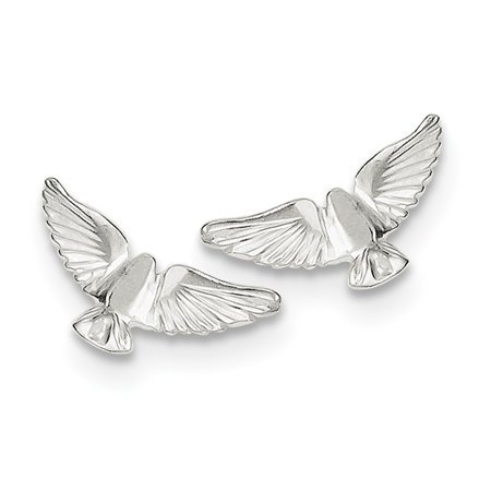 Sterling Silver Bird Mini Earrings - Walmart.com