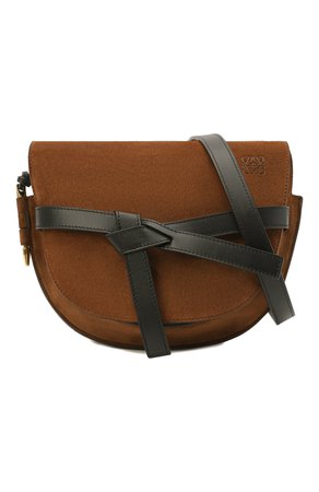 Женская коричневая сумка gate small LOEWE — купить за 168000 руб. в интернет-магазине ЦУМ, арт. A650T20X30