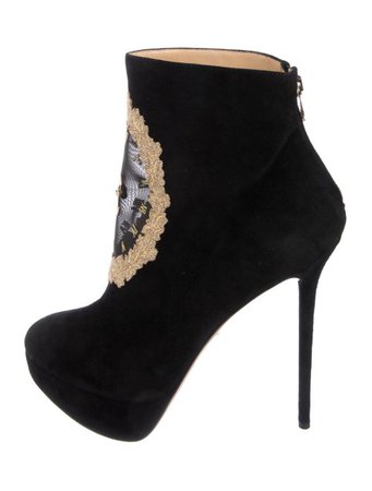 Charlotte Olympia On Time Ankle Boots - Shoes - CIO27940 | The RealReal