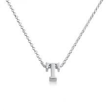 letter t necklace - Google Search