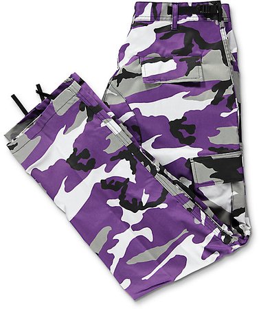 Rothco BDU Tactical Ultra Violet Camo Cargo Pants | Zumiez