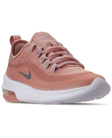 Nike Women's Air Max Axis Premium Casual Sneakers from Finish Line & Reviews - Finish Line Athletic Sneakers - Shoes - Macy's pink