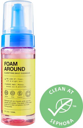 Foam Around Clarifying Daily Cleanser Infused with Glycolic Acid