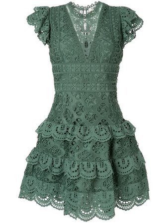 Sea embroidered flared dress £805 - Shop Online - Fast Global Shipping, Price