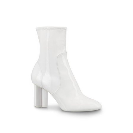 Louis Vuitton Silhouette Ankle Boot in White