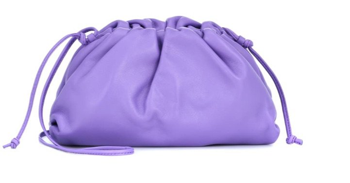 bottega veneta purple mini pouch