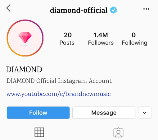 Diamond Instagram Account