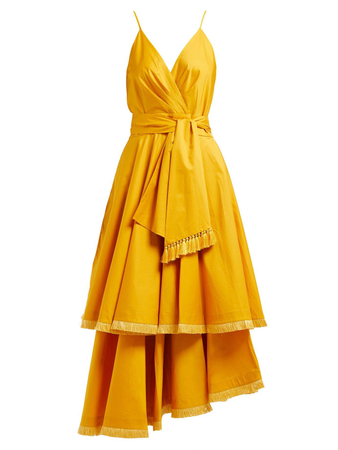 Johanna Ortiz yellow dress