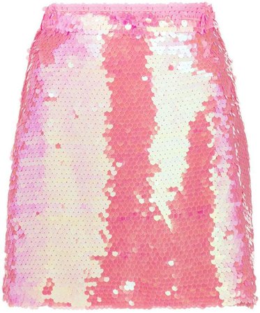 sequin embellished mini skirt