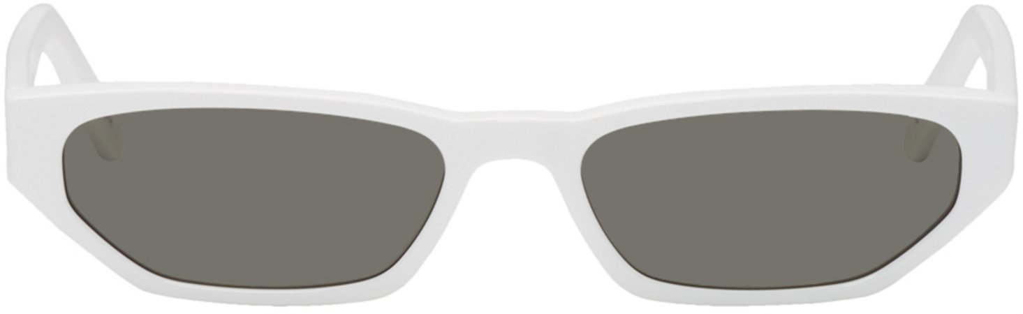 Andy Wolf: White Tamayn Sunglasses | SSENSE