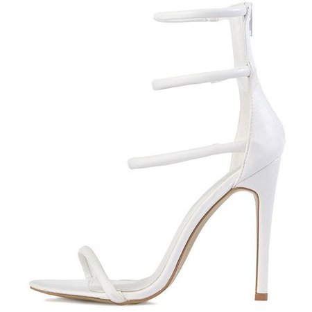 Nadine Double Front Strap Heeled Sandals