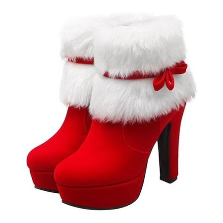 Red Santa Claus Boots