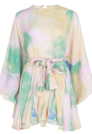 pastel tiedye dress