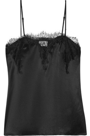 Cami NYC | The Sweetheart lace-trimmed silk-charmeuse camisole | NET-A-PORTER.COM