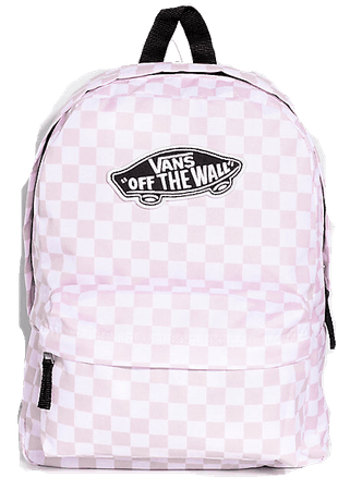 Vans Realm Pink Check 22L Backpack