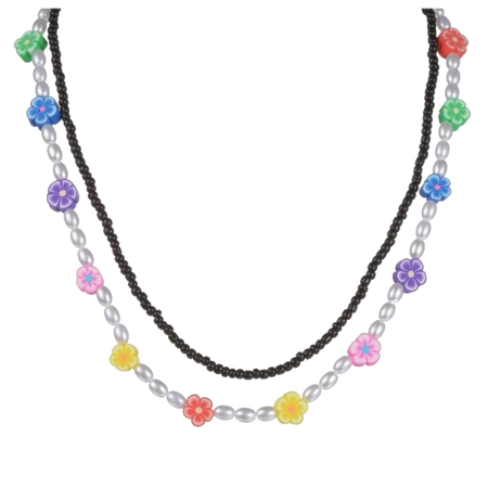 Kidcore rainbow necklace