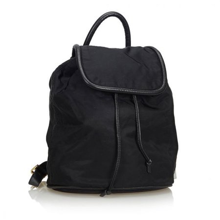 CELINE Nylon Drawstring Backpack