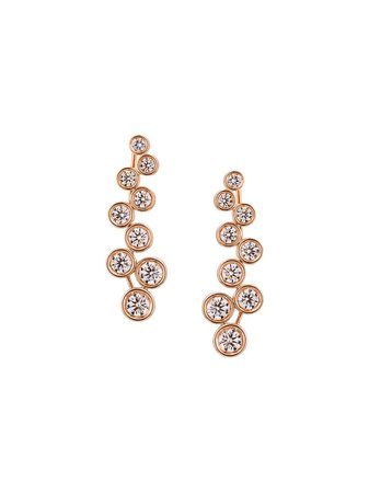 Alinka Sasha Diamond Slider Earrings | Farfetch.com