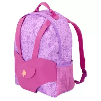 Our Generation Hop On Doll Carrier Backpack - Purple Hearts : Target