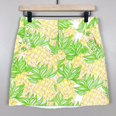 Lilly Pulitzer Size 2 Pineapple Skirt | eBay