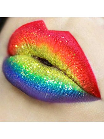 rainbow lips