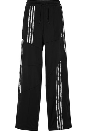 adidas Originals | + Daniëlle Cathari Firebird paneled striped tech-jersey track pants | NET-A-PORTER.COM