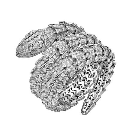 High jewellery Serpenti diamond bracelet | Bulgari | The Jewellery Editor