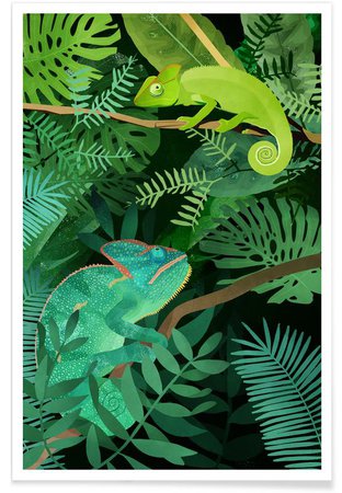 Chameleons Poster | JUNIQE
