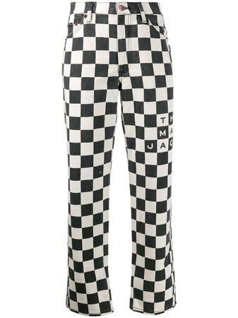 Marc Jacobs Checkered straight-leg Jeans - Farfetch