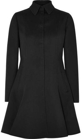 Wool And Cashmere-blend Coat - Black