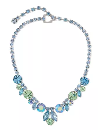Susan Caplan Vintage 1970s Weiss Iridescent Stones Necklace - Farfetch