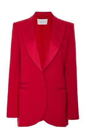 Carolina Herrera, Red Tuxedo Blazer