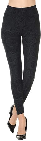 VIV Collection Plus Size Digital Printed Leggings (Paws) at Amazon Women’s Clothing store