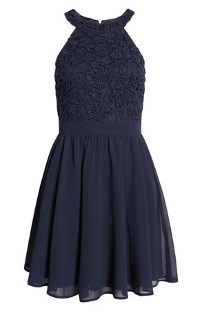 Lovers Game Lace Fit & Flare Dress | Nordstrom
