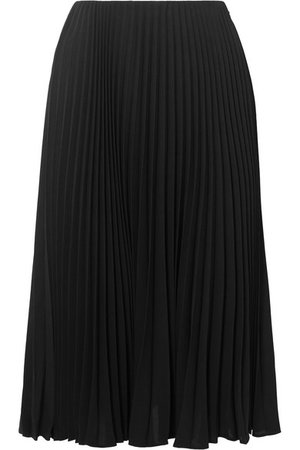 Valentino | Pleated silk midi skirt | NET-A-PORTER.COM
