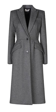 Alexander McQueen grey trench coat