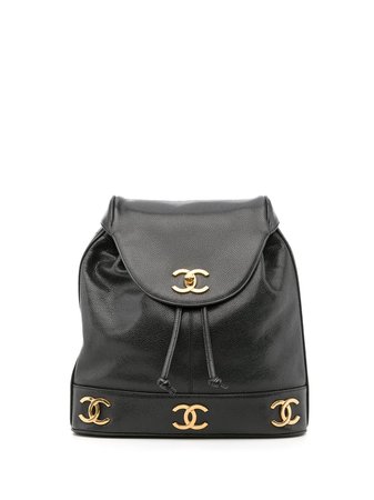 Chanel Pre-Owned 1992 Triple CC Flap Shoulder Bag - Farfetch