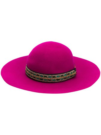 Etro embroidered-trim hat $570 - Buy Online AW19 - Quick Shipping, Price