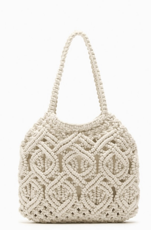 Zara crochet bag