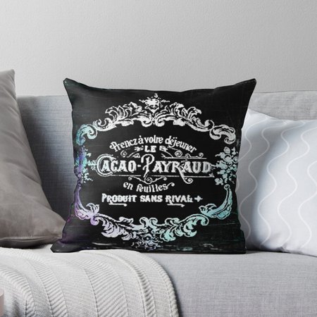 "Vintage French Design" Throw Pillow by gizzycat | Redbubble