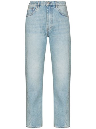 Totême twisted-seam cropped jeans - FARFETCH