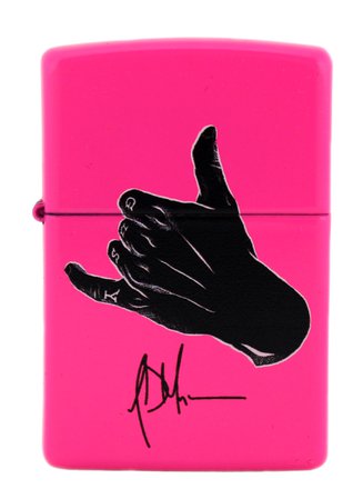 Jeffrey Dean Morgan Pink Zippo Lighter