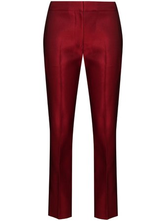 Alexander McQueen mid-rise Cropped Trousers - Farfetch