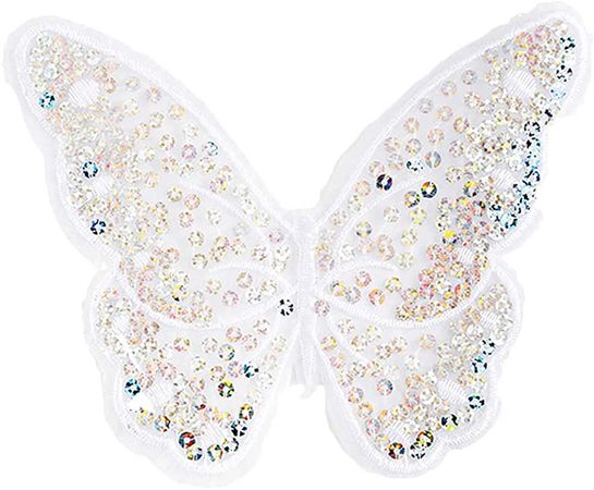 Amazon.com : 10PCS Sequin Butterfly Patches Sew On Appliques for Clothing Embroidery Patches for Wedding Dress Clothes Dress Hat Jeans Sewing Butterfly Applique … : Arts, Crafts & Sewing