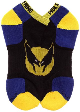 Amazon.com: Official Marvel Wolverine Logo Active Performance Ankle Socks: Clothing